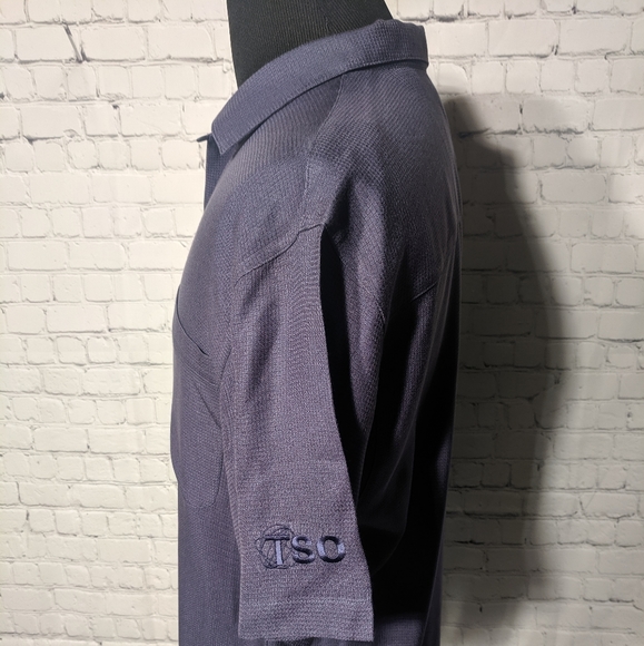 Fore GolfWear 100% Silk Men's Polo Golf Midnight - Picture 2 of 5